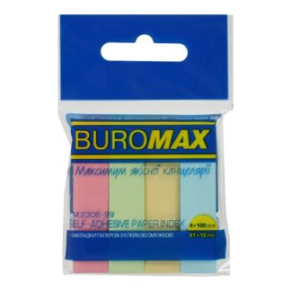 Закладки паперові ВМ.2306-99, 51х12мм,4х100 арк.