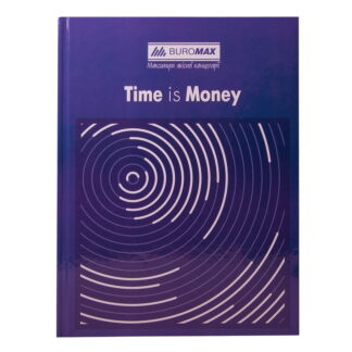 Книга канц. ТТ 96# офсет BM.2400-102 'TIME IS MONEY', синій
