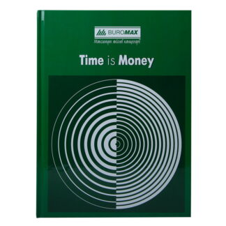 Книга канц. ТТ 96# офсет BM.2400-104 'TIME IS MONEY', зелений