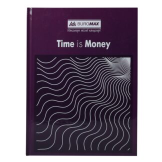 Книга канц. ТТ 96# офсет BM.2400-107 'TIME IS MONEY', фіолетовий