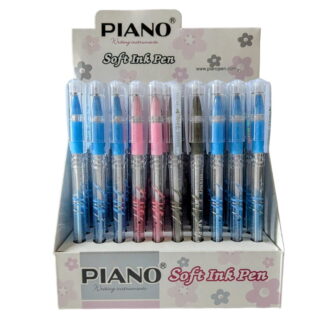 Ручка кулькова PIANO PT-111А, 0,5мм. 'Finegrip' синя