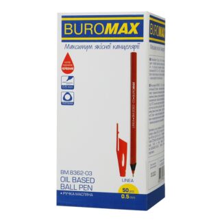 Ручка кулькова BM.8362-03 LINEA масло, червона