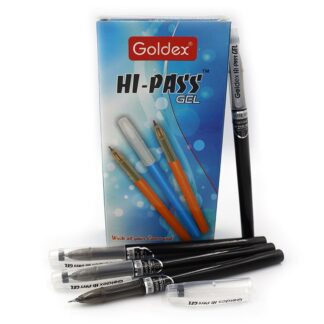 Ручка гель Goldex Hi-Pass 0,5мм.gel #921 Індія чорна