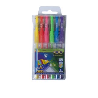 Набір гелевих ручок 6кольорів NEON, KIDS Line ZB.2201-99