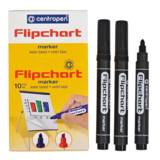 Маркер Flipchart Centropen 8550 круглий чорний