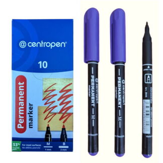 Маркер Permanent Centropen 2846 1мм круглий фіолетовий