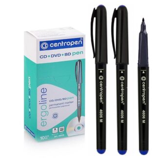 Маркер ergoline для CDDVDBD Centropen 4606 1,0мм синій