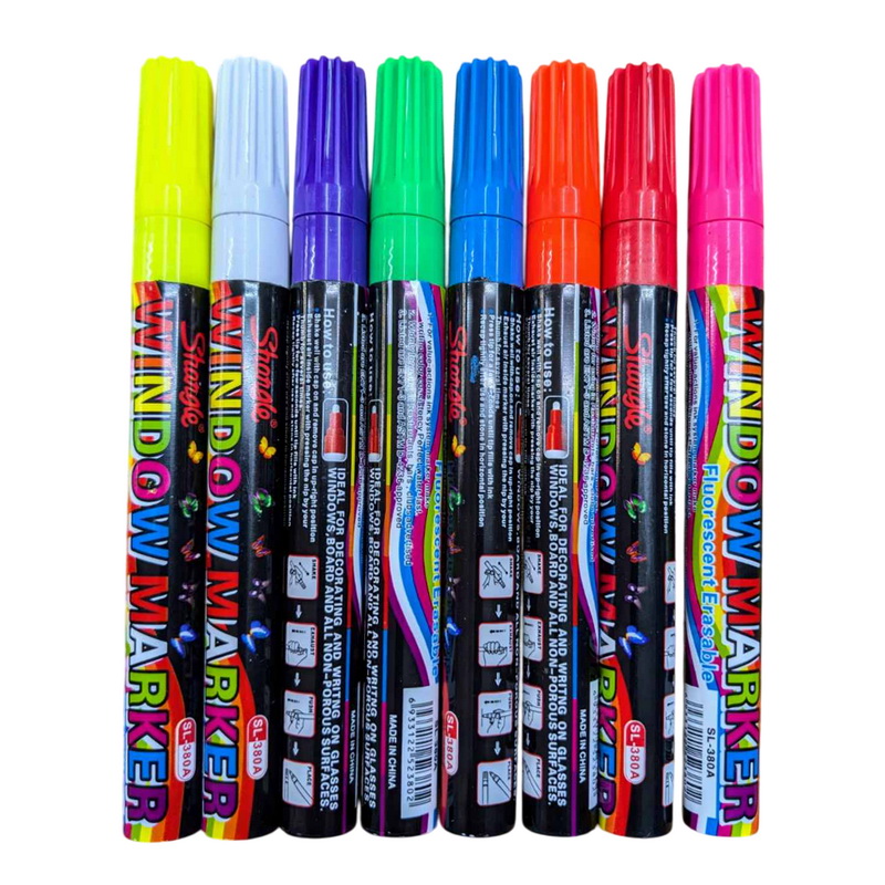 Набір крейдованих маркерів NEON 8кол. XL-188 ПОШТУЧНО