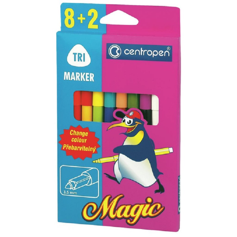 Фломастери 10кол. Centropen 2549/10 Magic