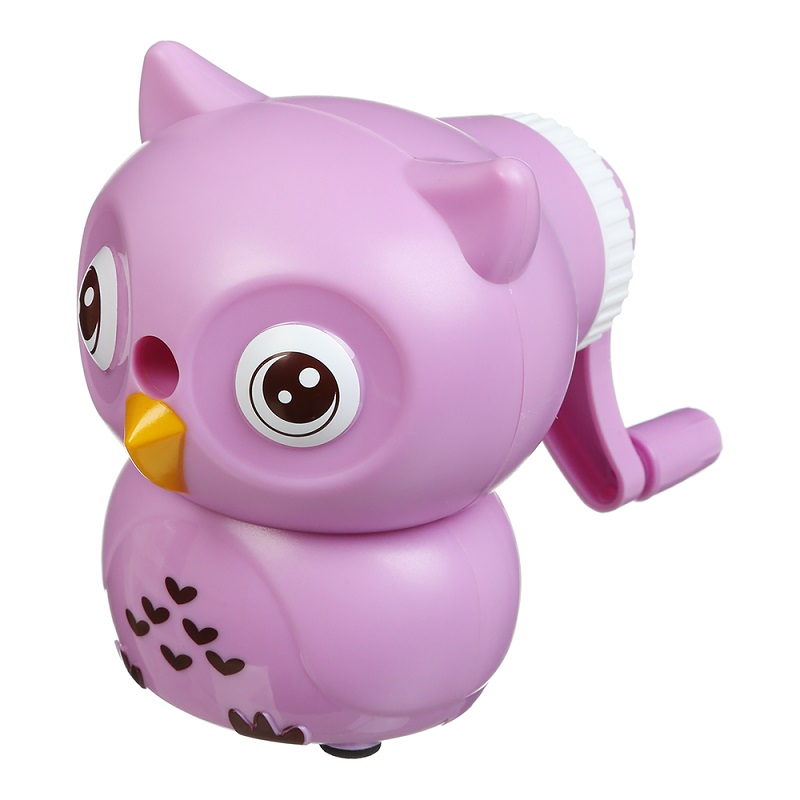 Чинка механічна з контейнером OWL ZB.5509 фіолетова