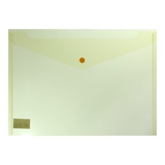 Папка-конверт на кнопці А4 BM.3926-11 прозора жовта