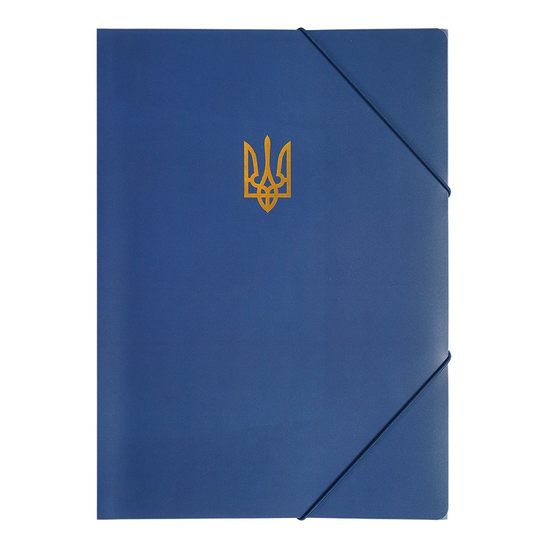 Папка на гумках, А4, BM.3972-03, UKRAINE, темно-синя