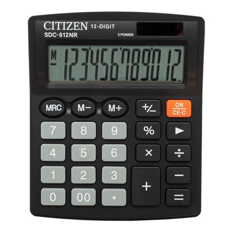 Калькулятор CITIZEN SDC-812NR, 12 розрядів