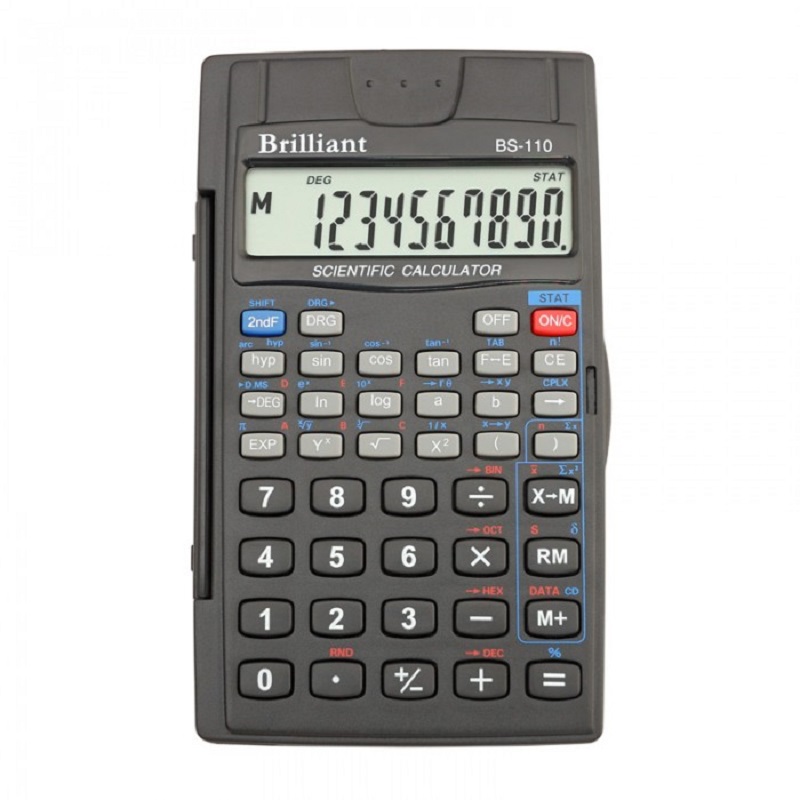 Калькулятор інженерний Brilliant BS-110, 8+2 розрядів, 56 функцій