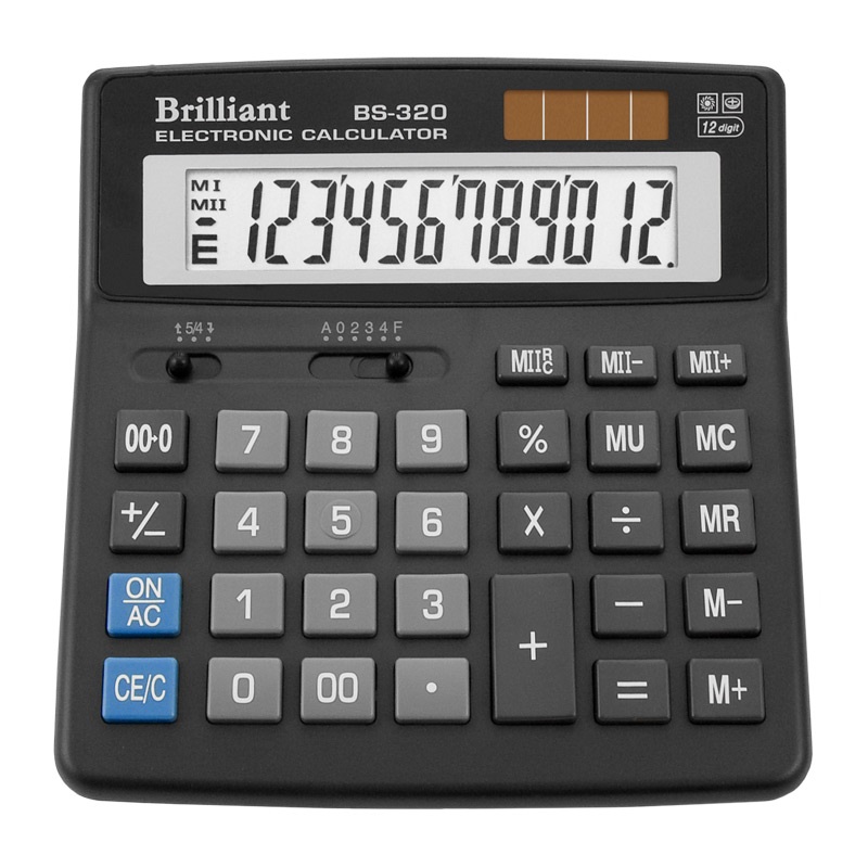 Калькулятор Brilliant BS-320 12 розрядів