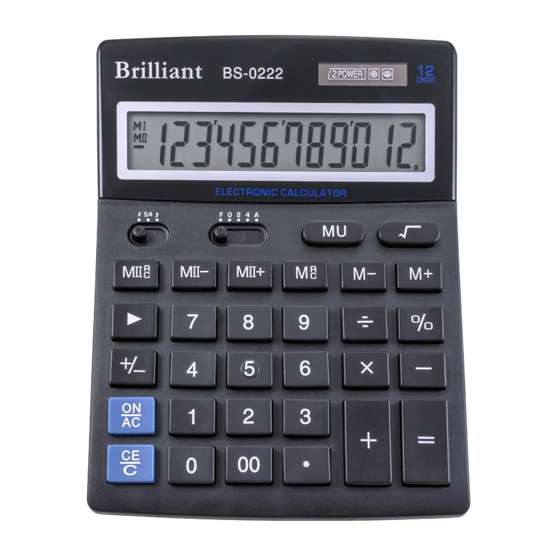 Калькулятор Brilliant BS-0222 12-розрядів