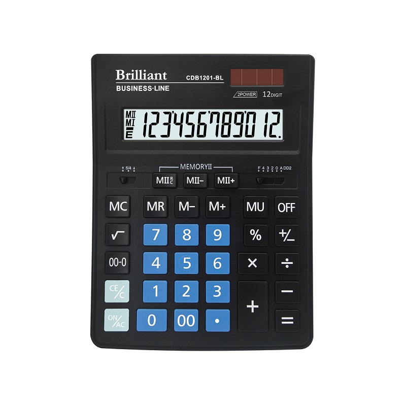 Калькулятор Brilliant CDB1201-BL (12 розрядів)