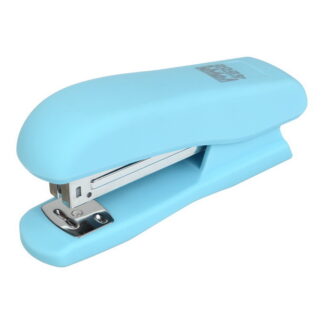 Степлер №24,26 ВМ 4202-14 RUBBER TOUCH блакитний