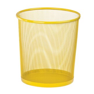 Корзина для паперів, 12 л, кругла, металева, жовта, KIDS Line ZB.3126-08