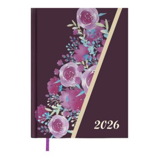 Щоденник А5 2026 BM.21160-13 PASSION, темно-червоний