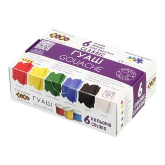 Гуаш 6кол/20мл ZiBi CLASSIC KIDS Line ZB.6610
