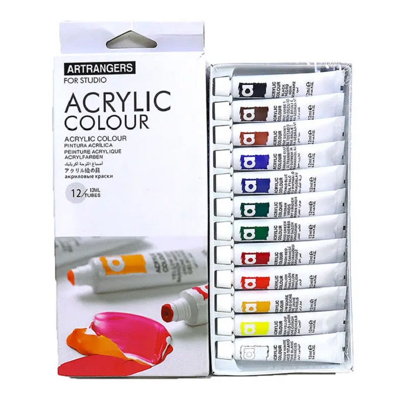 Акрилові фарби12кол/12мл, EA1212C Artrangers Basics