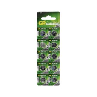 Батарейка GP Alkaline Button Cell 1.5V, A76F-U10, LR44