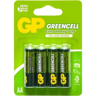 Батарейка GP GREENCEEL 1.5V сольова, 15G-S2. R6. AA