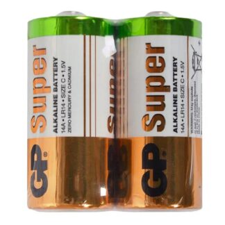 Батарейка R14 GP SUPER ALKAINE 1,5V 14A-S2 LR14 С