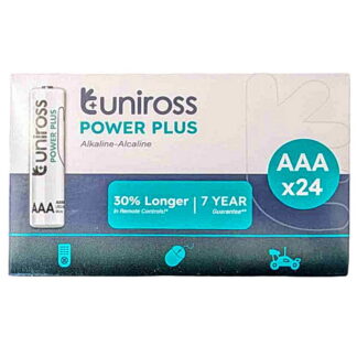 Батарейка AAA Uniross лужна Power Plus Alkaline 1.5V - BX24 (LR03)