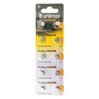 Батарейка Uniross лужна SP10, LR736, AG3, LR41 ALKALINE