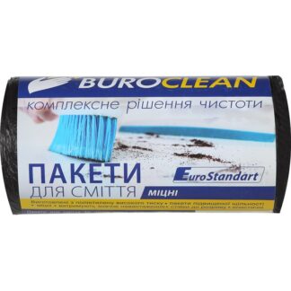 Пакет д/сміття 35л/50 шт, чорні, 500х600мм, 11мкм BuroClean 016
