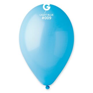 Кулька латексна 10' G-90 009 пастель світло блакитний