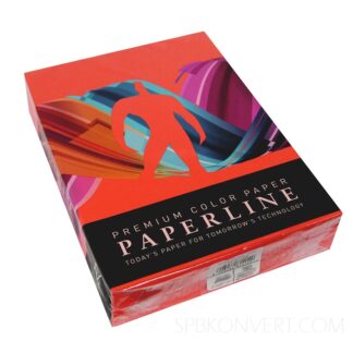 Папір А4/250 арк. Paperline 160г/м інтенсив (Red) 250 червоний