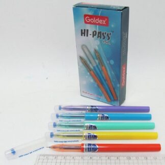 Ручка гель Goldex Hi-Pass 0,5мм.gel #921 Індія синя