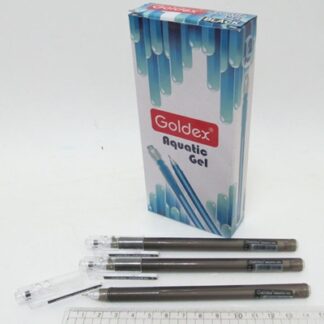 Ручка гель Goldex AQUATIC GEL 0,6мм. #881 Індія чорна